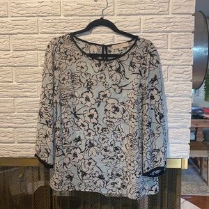 Loft floral blouse